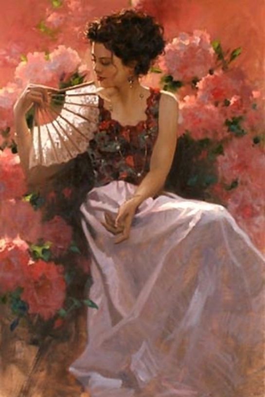 Джонсон женщина. Художник Richard s Johnson.