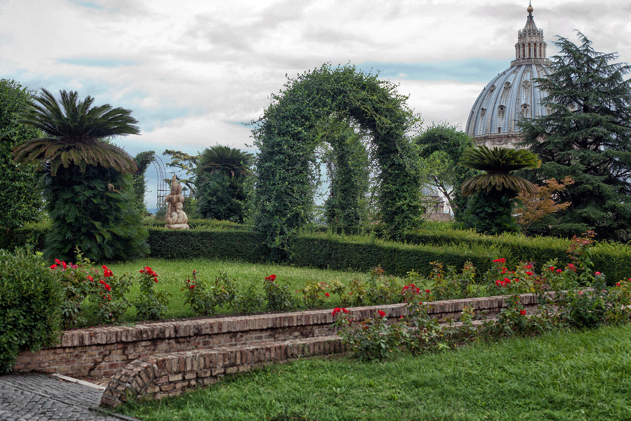 Ватиканские сады английский парк