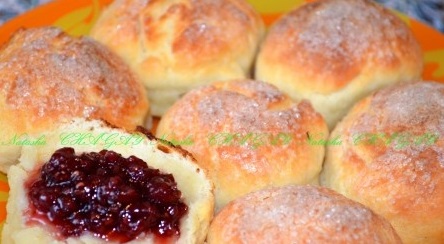 Творожные булочки без дрожжей